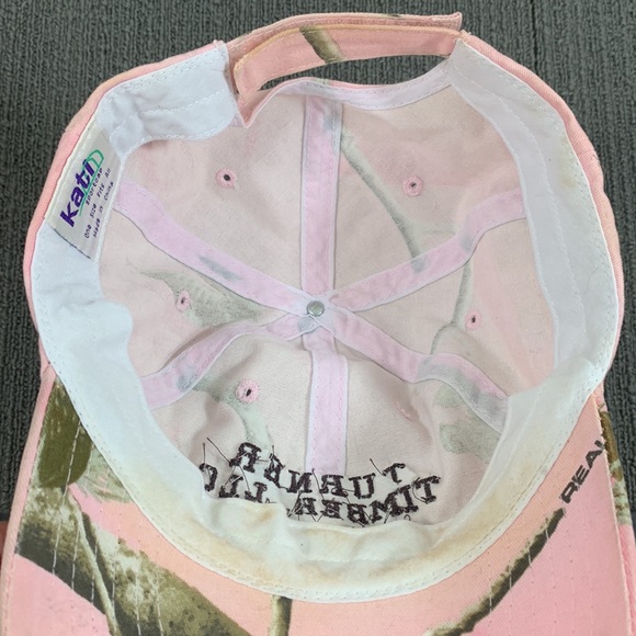 Turner Timber Baseball Hat Womens OSFA Pink Realtree Camo Adjustable Strapback - Picture 16 of 17